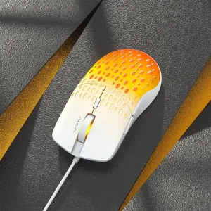 Hot Sell AULA S11 PRO Wired Lightweight Ergonomics Gaming <b>Mouse</b> Honeycomb Design Gaming <b>Mouse</b> RGB Precision Sensor Gaming <b>Mouse</b> - Product Image 1