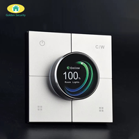 Nouvel interrupteur mural intelligent 2025 Tuya/Life, écran tactile sans fil à intensité variable, commande à distance par application mobile, réseau Zigbee, 10A Max