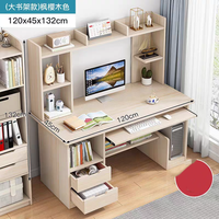 Mobilier de bureau en bois de noyer brun de 32 pouces coussin en aluminium léger réglable en hauteur bureau d'ordinateur de poste de travail