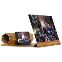 Loupe d'écran de téléphone de 12 pouces, amplificateur d'écran de téléphone intelligent 3D amplificateur de film HD pour tous les téléphones mobiles