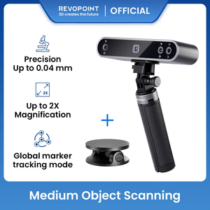 Revopoint-POP 3 PLUS เครื่องสแกน 3 มิติแบบพกพา ความแม่นยำสูง ความเร็ว 18fps สำหรับวัตถุขนาดกลาง ความละเอียด 0.04 มม. - Product Image 2