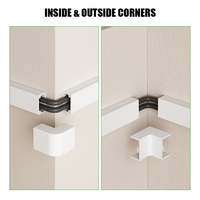 Accessoires de gaine de câblage en PVC ignifuges pour conduits électriques : coudes, raccords en T, embouts, connecteurs, coupe et extrusion