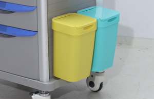 Hochey ABS Bệnh viện Y tế gây mê y tế điều dưỡng xe đẩy em bé Công cụ giỏ hàng tai nạn giỏ hàng pha chế xe - Product Image 3