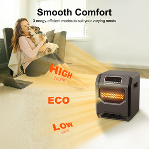 Over Heat Tip Over Safety Protection Six <strong>Infrared</strong> Heat Element Plastic Cabinet Infared Space <strong>Heaters</strong> Remote Control