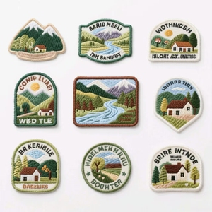 Biểu Tượng Tùy Chỉnh Sắt Trên Thêu Các Bản Vá Lỗi Thiết Kế Kích Thước Hoa Đính Cho Quần Áo Chủ Yếu Vải PU Móc Vòng Lặp Cá Nhân - Product Image 2