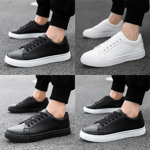 <span class=keywords><strong>Scarpe</strong></span> da skateboard per <span class=keywords><strong>uomo</strong></span> semplici <span class=keywords><strong>scarpe</strong></span> sportive sportive casual da <span class=keywords><strong>uomo</strong></span> <span class=keywords><strong>bianche</strong></span> <span class=keywords><strong>nere</strong></span> - Product Image 5