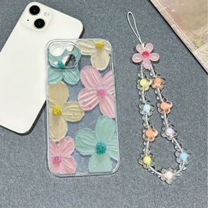 Toàn Màn Hình Màu Xanh Lá Cây Hoa Vòng Đeo Tay Điện Thoại Trong Suốt Trường Hợp Với Mô Hình Thời Trang Dây Đeo Tương Thích Đặt Hàng Số Lượng Lớn Điện Thoại Di Động Bao Gồm - Product Image 6