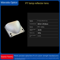 Phare LED à double lentille réfléchissante modèle T5, phare intégré à faisceau lointain, accessoires universels pour modification de moto