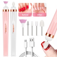 Polisseuse à ongles professionnelle Portable transfrontalière populaire enlèvement rapide des ongles polisseuse Rechargeable batterie intégrée BIT
