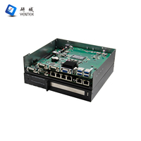 Nueva computadora integrada Intel I5 12450H 2x DDR4 64GB 6 LAN 4 POE 4 RS232 COM Win10/Linux PCIe3.0 X8 PC industrial