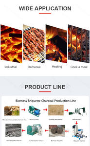 الزراعة النفايات فحم حجري آلة ورقة الخشب عملية 6pini كاي فحم حجري الصحافة صنع آلة للبيع - Product Image 6