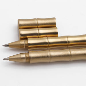 ปากกาลูกลื่นทองเหลืองแบบเจลสีทองแดง พร้อมสลักโลโก้ตามสั่ง สำหรับเป็นของขวัญ - Product Image 4