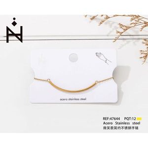 Bracciale in Acciaio Inossidabile Pulsera Acero Design Minimalista Gioielli alla Moda - Product Image 3