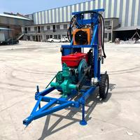 Foreuse de puits d'eau sur roues de haute qualité certifiée CE ISO, portée maximale 200m, machine de forage de puits