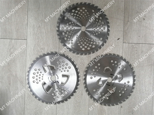 Hoja de sierra profesional industrial de 4 pulgadas para cortar madera, de acero soldado con láser, pintada de blanco, prensada en caliente - Product Image 5