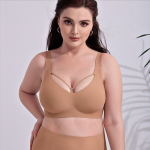 Sujetador sin costuras transpirable y cómodo para mujer, con efecto minimizador y soporte suave, estilo top sexy. - Product Image 2