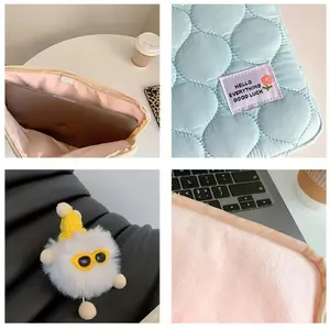 กระเป๋าใส่คอมพิวเตอร์ที่หุ้มแล็ปท็อป INS สำหรับ MacBook Air <span class=keywords><strong>Pro</strong></span> 11 <span class=keywords><strong>12</strong></span> 13.3 14 15.6 15นิ้ว M2 <span class=keywords><strong>M1</strong></span> <span class=keywords><strong>iPad</strong></span> <span class=keywords><strong>Pro</strong></span> 11 Xiaomi โต๊ะ - Product Image 5