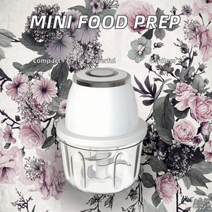 Mesin masak elektrik Mini portabel, penggiling daging otomatis daya tinggi, pengocok bawang putih bertenaga baterai baru - Product Image 2