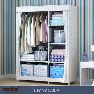 <strong>Bedroom</strong> Portable Closet Clothes Storage Cabinet Wardrobe Organiser Tenice Heavy Duty Modern Home Furniture <strong>Bedroom</strong> <strong>Accessories</strong> - Product Image 2