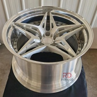 Jantes en alliage forgées brossées et polies 2 pièces 5x120 5x112 5x114.3 18 19 20 21 22 pouces pour BMW M2 M3 M4 Benz Audi Porsche