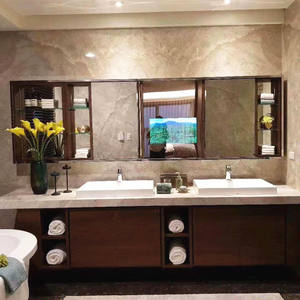 Android Smart baño completo Hd Tv magia Pantalla de publicidad Digital espejo - Product Image 1