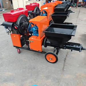 Máquina de Pulverización de Mortero Tipo Tornillo bibo, Pulverizador Automático de Cemento y Yeso para Construcción - Product Image 1