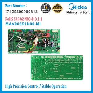มีเดีย ยูนิตในอาคาร แผงควบคุม PCB หลัก 17125200000812 สำหรับ MAV006S1N00-Mi เครื่องปรับอากาศห้องเซิร์ฟเวอร์ อะไหล่ HVAC - Product Image 2