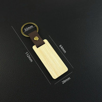 Vente en gros de porte-clés en bois, noyer, hêtre, bambou, accessoires de porte-clés en bois vierges, porte-clés ronds rectangulaires en bois