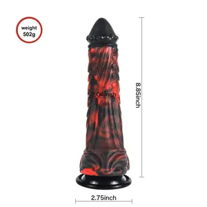 XISE Adult Toy Monster Dildo Seductive Ridge Monster Dildo Realistic Dildo With Powerful Suction Cup