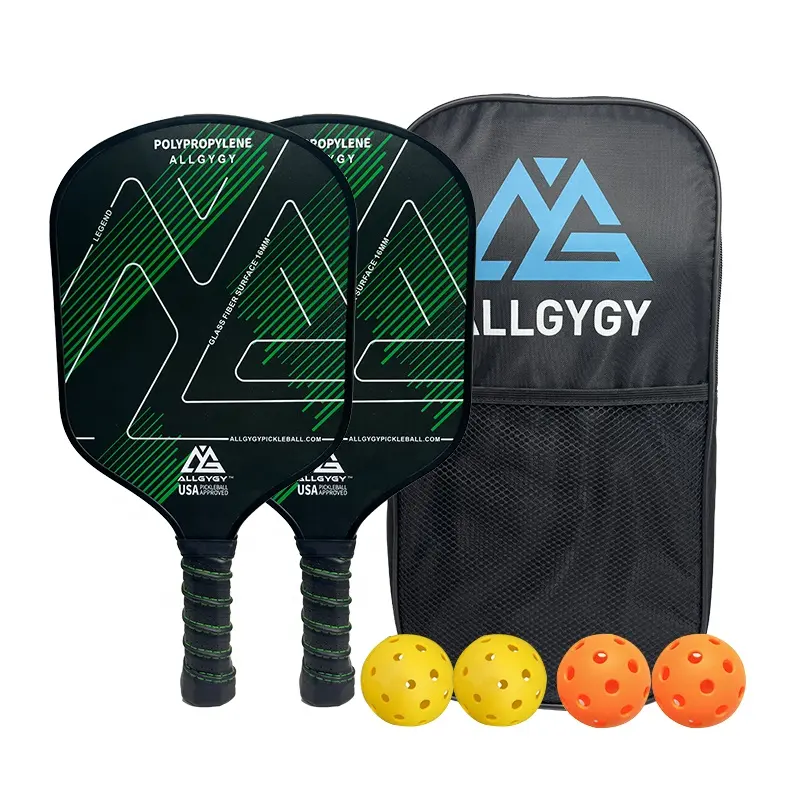 Pagaie de pickleball couverture en fibre de carbone t700 pagaie de pickleball en fibre de carbone usapa approuvé ensembles de sacs de pickleball personnalisés