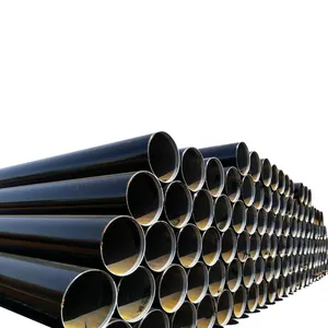 Tubes et tuyaux en acier soudés, noir, pour huile et gaz, en acier au carbone, pour la construction de l'eau, vente en gros, EN10219