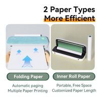 Peripage A40 Printer Thermal Portabel USB BT4.0 Nirkabel A4 2/3/4 inci 40ppm Tersedia untuk Pencetakan Dokumen Hadiah