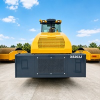Nouveau Compacteur Vibratoire à Tambour Unique XS203J de 20 Tonnes pour la Construction de Routes, de Barrages et de Ponts Miniers