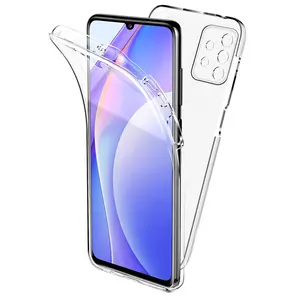 360 Protective Full Cover Soft TPU Transparent Mobile Phone Case For Samsung Galaxy A32 A72 A52