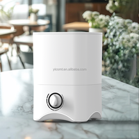 Amazon Offre Spéciale Télécommande Intelligente 4L Tuya Grande Brume Brouillard LCD Désinfection Humidificateur Chauffant Pour Alimentation Externe