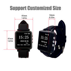 Montre intelligente IOT Lora pour l'affectation de tâches de parc industriel restauration hôtels soins aux personnes âgées <span class=keywords><strong>patrouille</strong></span> ferroviaire 1.42 pouces montre Lora carrée - Product Image 2