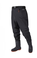 TOPIND Vente en gros Offre Spéciale Wader de taille en nylon avec bottes Simm Wader de taille pour la pêche