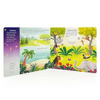 Livre de conseil personnalisé d'histoires bibliques les plus aimées pour enfants livre de conseil Lift-a-Flap pour enfants impression de livres en papier d'art pour enfants