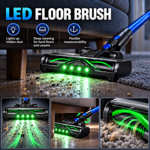 Factory OEM ODM 40KPa 650W Cordless Vacuum Cleaner 250AW 65Min Runtime Smart Display HEPA Filter for Home Pet Hair - Product Image 5