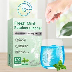 Tabletas Limpiadoras de Dentaduras Postizas de Marca Privada al por Mayor, Empaque Personalizado OEM, <span class=keywords><strong>Precio</strong></span> de Fábrica - Product Image 3