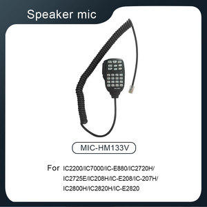 HM-133V Hm133 Dtmf Tay Loa Mic Microphone Cho ICOM ID-800H ID-880H IC-2800H IC-2820H IC-V8000 Di Động Đài Phát Thanh Walkie Talkie - Product Image 2
