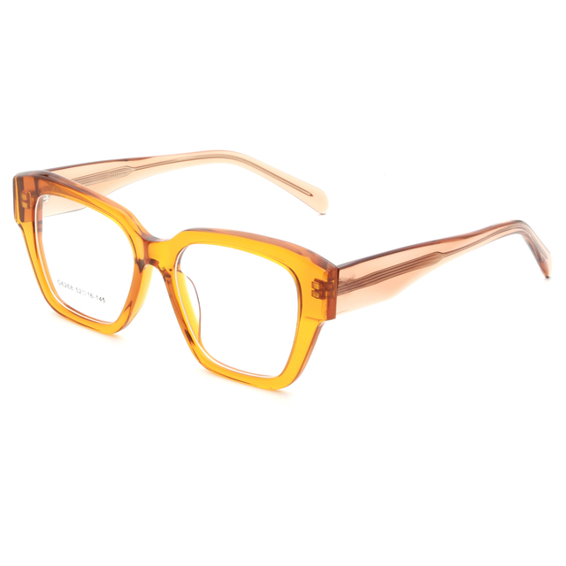 Fashion Similar Colour Acetate Frames Heavy Style Square Frame Glasses for Men and Women