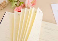 Journal en lin personnalisé couverture rigide Gratitude Journal A5 fournitures scolaires journal de fantaisie beau Journal de bonne qualité
