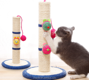 Di lusso Pet Cat Clown telaio arrampicata in legno Scratcher <span class=keywords><strong>e</strong></span> letto con Multi-testa Sisal colonna gatto giocattolo per gatti da graffiare <span class=keywords><strong>e</strong></span> giocare - Product Image 1
