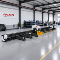 Máquina de Corte Láser CNC de 4 Ejes con 3 Mandriles, Automática, con Clasificación IPG, Serie DPE-L, Carga Automática de Chatarra Metálica