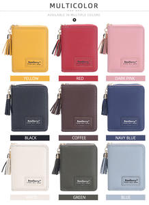 ארנק rfid של נשים עם רוכסן כרטיס עור קטן ארנק multicard עבור כרטיסי ביט מיני כרטיסי אשראי ארנק מיני לנשים - Product Image 5