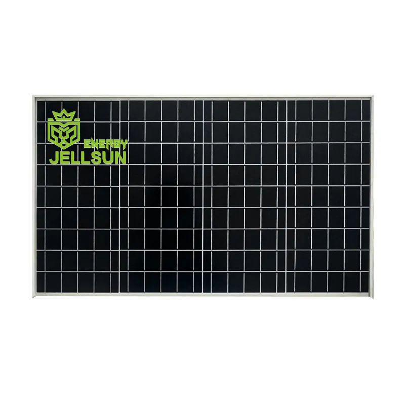 JELLSUN Mono pannello solare fotovoltaico cristallino 50Watt 100Watt prezzo all'ingrosso Panneau Solaire dalla cina