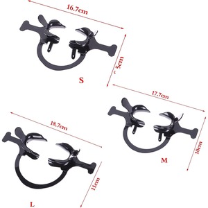 Juego de 6 Retractores Bucales Intraorales en Forma de C, Abridor de Labios y Mejillas, Doble Cabeza, Ortodoncia, 3 Tamaños - Product Image 2