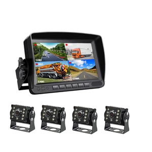 4-Split 7 Inch HD <strong>LCD</strong> Display Rear Camera with IR for Cars and Trucks AHD Image <strong>Sensor</strong> Bus DVR <strong>System</strong> and <strong>Reversing</strong> Aid - Product Image 1