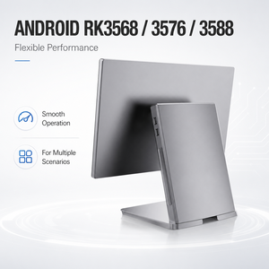 เครื่องบันทึกเงินสดขนาด 15.6 นิ้วที่ขายดีที่สุด และเครื่องคิดเงินแบบจอคู่อะลูมิเนียมขอบบางดีไซน์ใหม่สำหรับธุรกิจขนาดเล็ก - Product Image 1